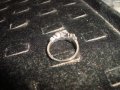 ПРЪСТЕН - РОЗА ПОСРЕБРЕН или СРЕБЪРЕН ВИНТИДЖ АРТ МОДЕЛ 22222, снимка 7