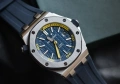 Промоция!!! BLUE 💙!!!Мъжки луксозен часовник Audemars Piguet Royal Oak , снимка 3