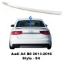 Спойлер тип S4 за заден капак на Audi A4 B8 2013-2016 г., снимка 1 - Аксесоари и консумативи - 43685595