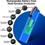CITYORK 14.4V 6700mAh батерия, съвместима с прахосмукачка робот Neato Botvac D3 D3+ D5 D5+ D6 D7, снимка 5