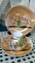 Прекраснен комплект фин тънък яйчен порцелан , снимка 8