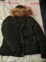 Зимно яке с естествен косъм на качулката за дете, снимка 1