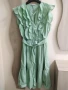 Памучна рокля,  цвят мента, L/XL, снимка 4