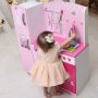 Детска кухня (дървена) - Classic World - Розова, снимка 3