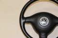 Трилъчев кожен волан VW Passat B5.5 (2000-2005г.) airbag волан, снимка 4