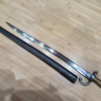 Френски щик нож Шаспо Chassepot M1866, снимка 1 - Антикварни и старинни предмети - 43218952