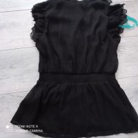 Официална черна блуза на Н&М, 36 до 40р-р, снимка 10 - Корсети, бюстиета, топове - 32557589