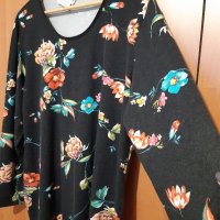 НОВО!Размер 56-3xlи58-4xlПрекрасна блузка с цветя,БГ произв., снимка 5 - Блузи с дълъг ръкав и пуловери - 35361941
