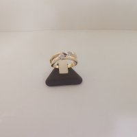 Златен дамски пръстен с циркони 7, снимка 2 - Пръстени - 43951994