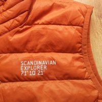 SCANDINAVIAN EXPLORER Ultra Light Down Vest Women лов туризъм размер L дамски елек с гъши пух - 331, снимка 6 - Елеци - 40670512