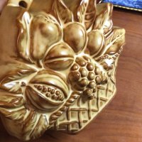 Френска  ръчно изработена керамична форма за печене  , снимка 6 - Декорация за дома - 33533552