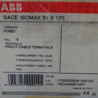 автоматичен прекъсвач ABB Sace Isomax S1 B125 Circuit Breaker, снимка 10 - Резервни части за машини - 37523176