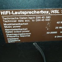 HSL 1-40 HIFI SPEAKER SYSTEM 2X40W/8ohm 1406221157G, снимка 8 - Тонколони - 37081168