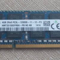 Рам памет за лаптоп Hynix 4GB DDR3 1600mhz SODIMM PC3-12800S, снимка 1 - RAM памет - 43524362