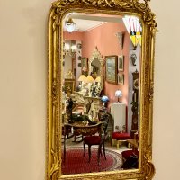 Голямо огледало - Ангели "Луи XV" (златно), снимка 8 - Огледала - 43939091