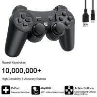Нов Съвместим Безжичен Джойстик за Плейстейшън 3 Dualshock PS3, снимка 4 - PlayStation конзоли - 43093872