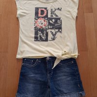 Детски дизайнерски блузки DKNY и суитшърт Little Marc Jacobs за 12-13г. момиче, снимка 7 - Детски Блузи и туники - 23489890