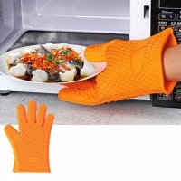 Силиконова ръкавица за горещо с 5 пръста Силиконова ръкавица за горещо с 5 пръста Силиконова ръкавиц, снимка 6 - Прибори за хранене, готвене и сервиране - 39955230