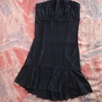 Черна рокля Iltokoni, снимка 2 - Рокли - 27553977