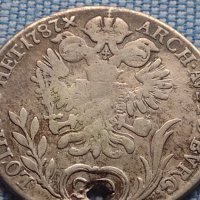 Сребърна монета 20 кройцера 1787г. Йозеф втори Кремниц Свещена Римска Империя 12232, снимка 7 - Нумизматика и бонистика - 42968210