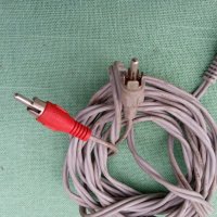 Немски кабел  жак моно мъжко към 2 х чинч 4 метра, снимка 3 - Други - 35120004