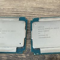 Xeon E5 2695 V3 2 броя 28 ядра 56 нишки CPU intel 2011-3 LGA, снимка 1 - Процесори - 43115108