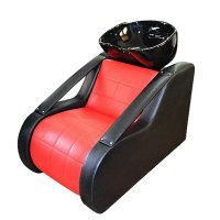 Оборудване за фризьорски салон в червено и черно, снимка 2 - Фризьорски столове - 26598114