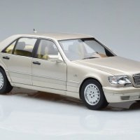 Mercedes-Benz S600 W140 1997 - мащаб 1:18 на NOREV моделът е нов в кутия, снимка 5 - Колекции - 40833186