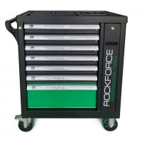 Шкаф с инструменти с 7 чекмеджета – 5 пълни RockForce, снимка 2 - Куфари с инструменти - 38223448