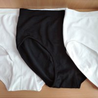 Макси еластични бикини -бежови,бели и в черно , снимка 1 - Бельо - 43942934