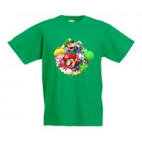 Детска тениска Супер Марио Super Mario 14, снимка 4 - Детски тениски и потници - 33082390