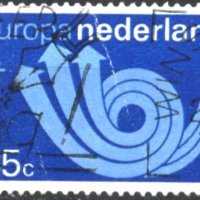 Клеймована марка Европа СЕПТ 1973 от Нидерландия, снимка 1 - Филателия - 40107110