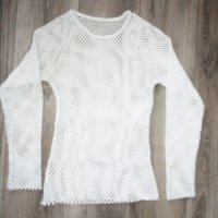 Дамска блуза - мрежа, снимка 1 - Блузи с дълъг ръкав и пуловери - 39798585