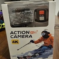 Камера G9 Action Camera 4K 60FPS 24MP 2.0 Touch LCD EIS Dual Screen Wi-Fi 170D Waterproof Remote, снимка 1 - Камери - 43168356