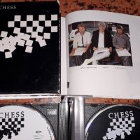 Компакт диск, двоен - CHESS 2 X CD ALBUM 1984 ABBA RELATED MUSICAL/ PRESS BENNY ANDERSSON/TIM RICE, снимка 1 - CD дискове - 38271550