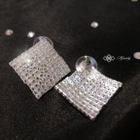 Лускозен дамски комплект бижута с кристали от 3 части – “KARINA” – колие, обеци, пръстен, снимка 3 - Бижутерийни комплекти - 43370209