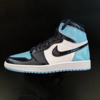 Nike Air Jordan 1 High Blue Chill Нови оригинални размер 43 номер кецове обувки , снимка 3 - Кецове - 37410560