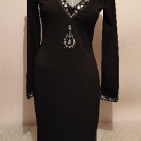 Черна дълга официална рокля Sarah Connor р-р S/М , снимка 1 - Рокли - 37026127