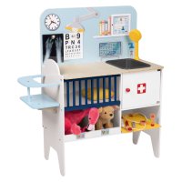Детска дървена клиника и ветеринар 2 в 1 с много аксесоари, снимка 9 - Играчки за стая - 43756300