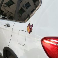 Качествен стикер лепенка цветна пеперуда за автомобил кола джип ван бус, снимка 5 - Аксесоари и консумативи - 32855791