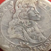 Сребърна монета 15 кройцера 1686г. Леополд първи Кремниц Унгария 29773, снимка 4 - Нумизматика и бонистика - 42984847