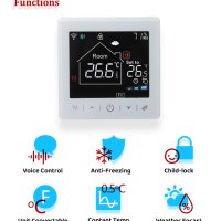 Нов Wifi Smart безжичен програмируем цифров термостат Температурен регулатор на газов котел за управ, снимка 7 - Друга електроника - 43067235