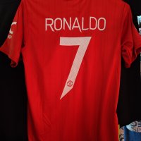 Cr7 Ronaldo Unaited Red And Black Комплект тениска шорти + калци сезон 2023 ново Роналдо / Ronaldo, снимка 2 - Футбол - 36904863