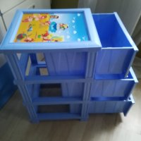 Детски пластмасов скрин с 3 чекмеджета, снимка 5 - Мебели за детската стая - 40379528