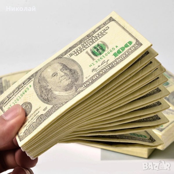 Носни кърпи 100 доларова банкнота , снимка 1