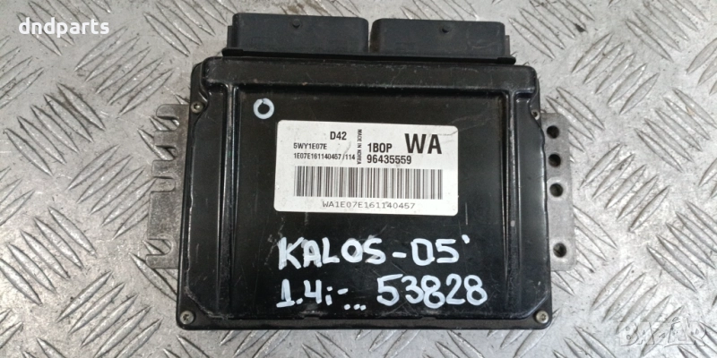 Компютър Chevrolet Kalos 1.4i 2005г. 96435559 5WY1E07E	, снимка 1