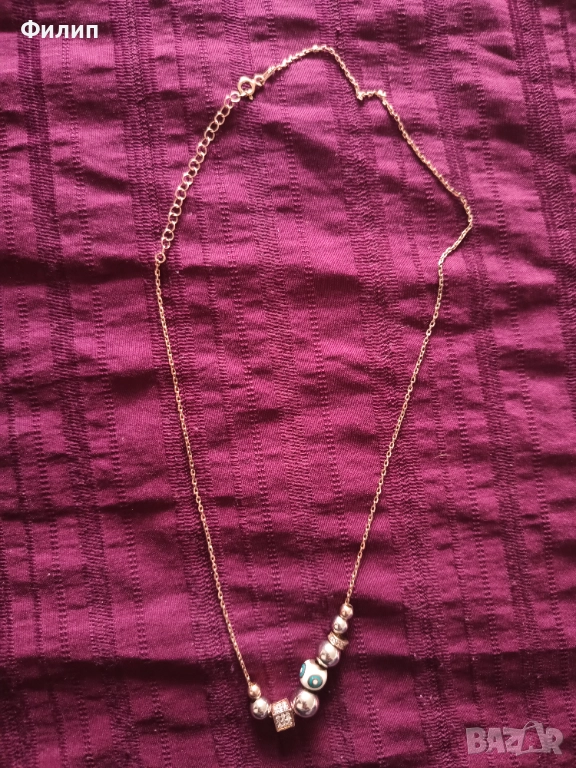 продавам сребърно колие Пандора , снимка 1