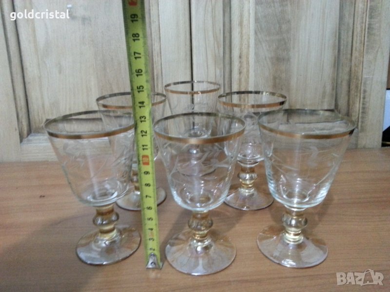 Ретро стъклени чаши , снимка 1