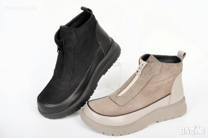 НОВО! Дамски спортни боти с цип - Два цвята, снимка 1
