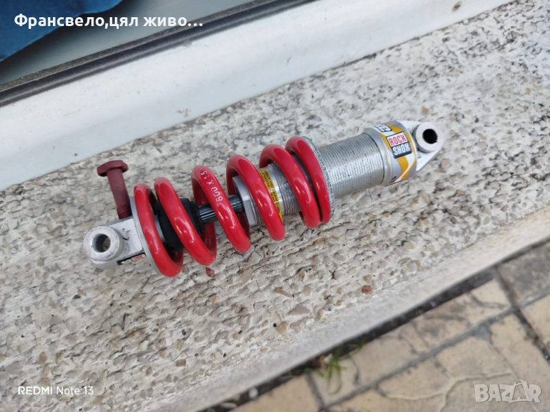 Шок за велосипед колело rock shox , снимка 1